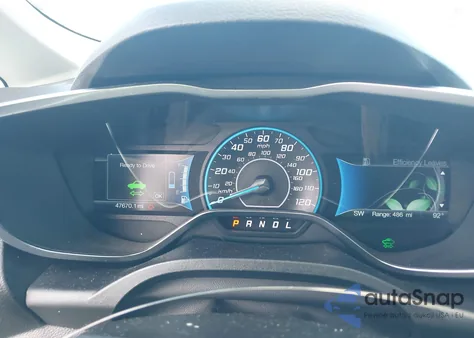 2017 Ford C-Max Hybrid Se из США, поврежденный, VIN 1FADP5AUXHL113773